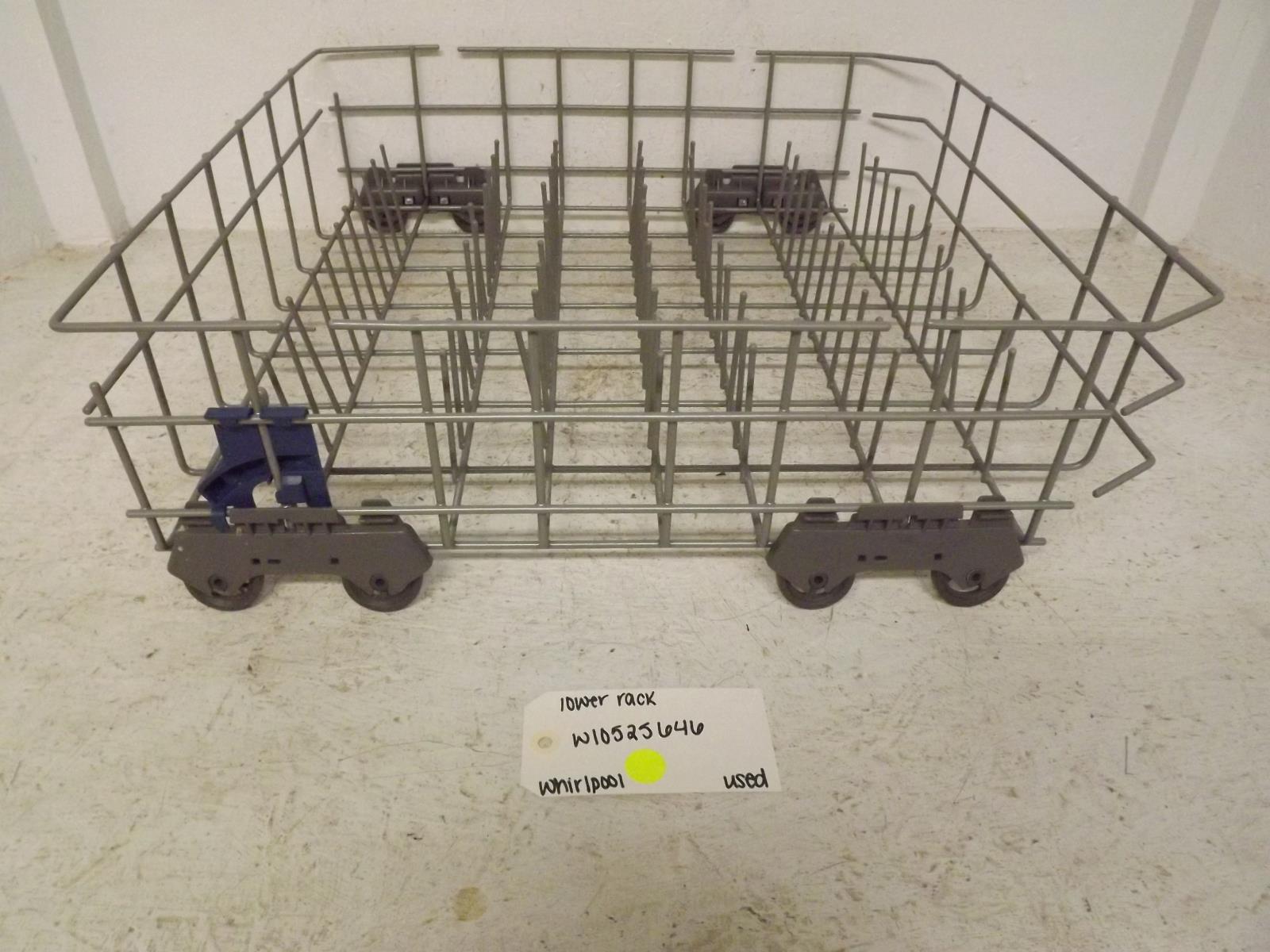 Whirlpool Dishwasher W10525646 Lower Rack Used Whirlpool Dishwasher W10525646 Lower Rack Used